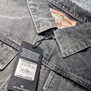 True Religion Gray Denim Jacket